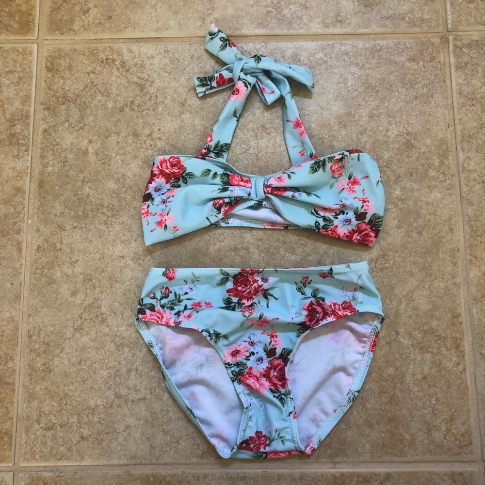 Girls Bow Top Bikini